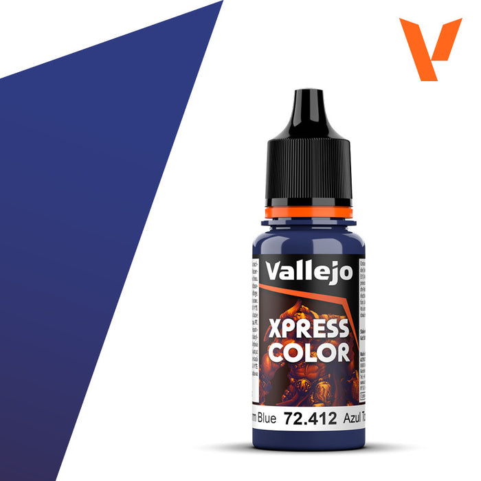 Vallejo Xpress Color | Storm Blue Xpress Color | 18ml | 72.412-Paint and Ink-LITKO Game Accessories