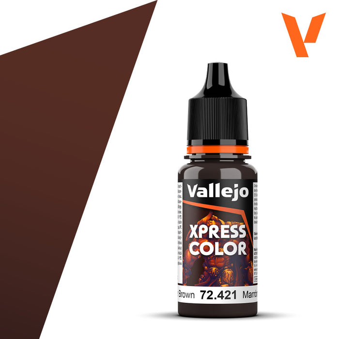 Vallejo Xpress Color | Copper Brown Xpress Color | 18ml | 72.421-Paint and Ink-LITKO Game Accessories