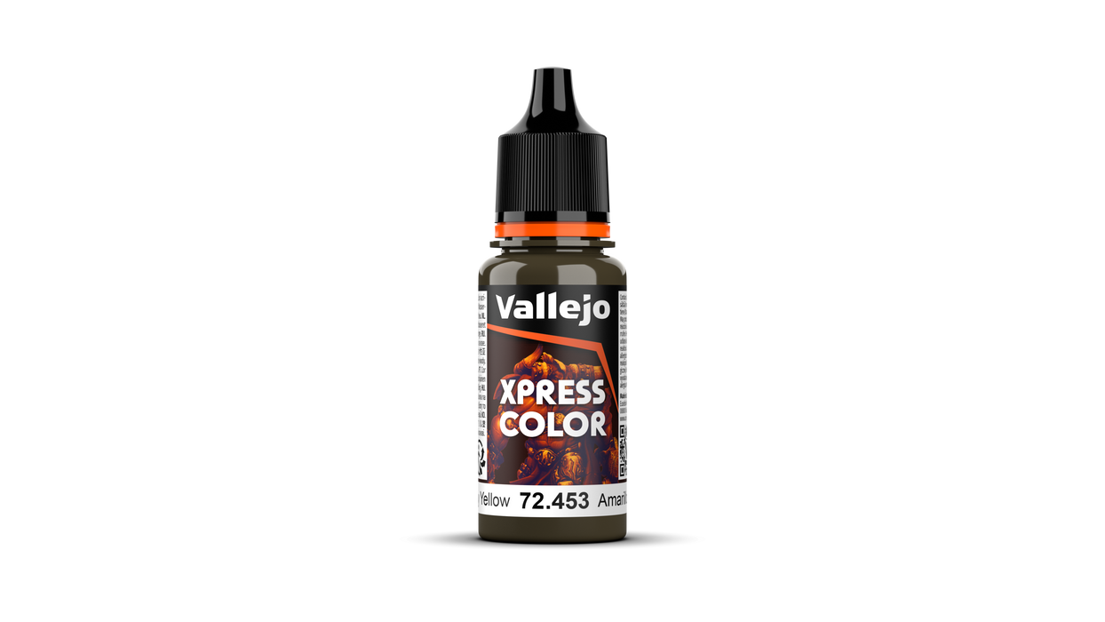 Vallejo Xpress Color | Military Yellow | 18ml | 72.453-Flock and Basing Materials-LITKO Game Accessories