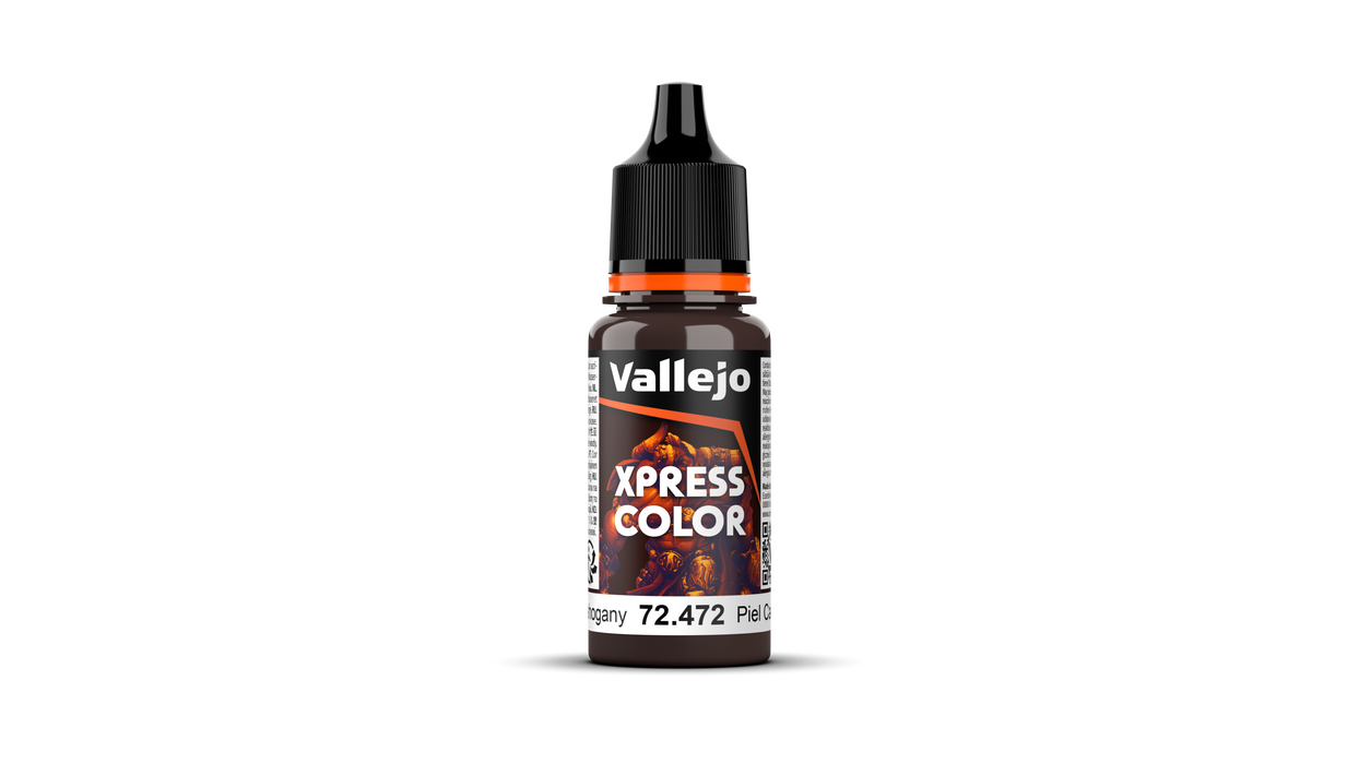 Vallejo Xpress Color | Mahogany | 18ml | 72.472-Flock and Basing Materials-LITKO Game Accessories
