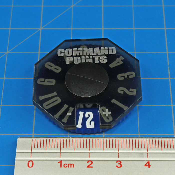 LITKO Premium Printed Command Points Dial #0-12 Compatible with WH40K 10th edition - LITKO Game Accessories