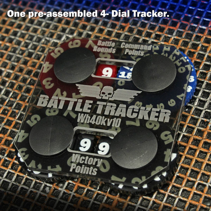 LITKO Premium Printed Battle Tracker Compatible with WH40K 10th Edition-Status Dials-LITKO Game Accessories