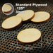 LITKO 28.5mm Circular Bases Compatible with AoS & 40k, 3mm Plywood (25)-Specialty Base Sets-LITKO Game Accessories