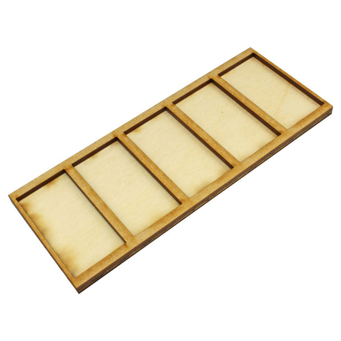 LITKO 5x1 Upsizing Formation Tray for 25x50mm Rectangular bases Compatible with Warhammer: The Old World-Movement Trays-LITKO Game Accessories