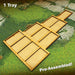 LITKO 10-Model Upsizing Lance Tray for 25x50mm Rectangle bases Compatible with Warhammer: The Old World-Movement Trays-LITKO Game Accessories