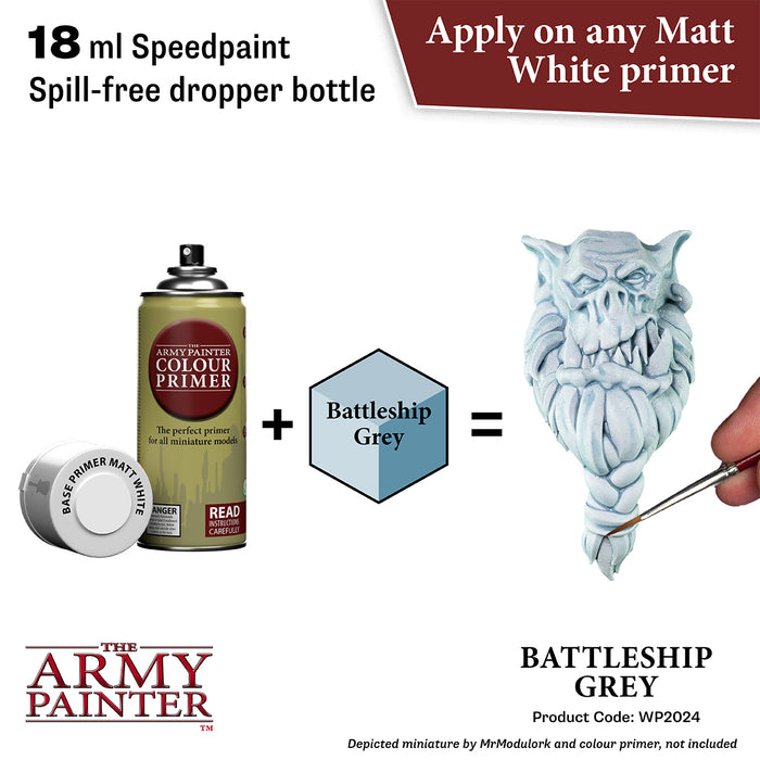 Speedpaint: Battleship Grey 18ml-Paint and Ink-LITKO Game Accessories