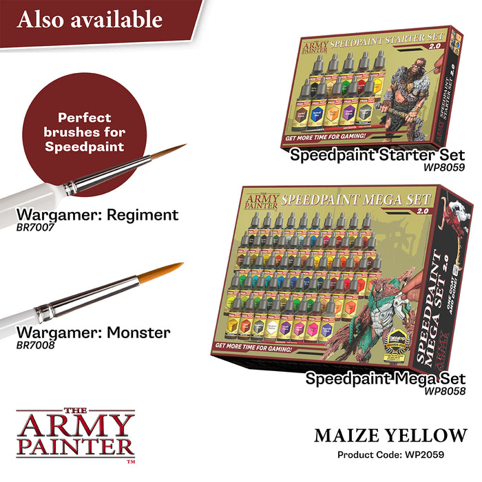 Speedpaint: Maize Yellow 18ml-Paint and Ink-LITKO Game Accessories