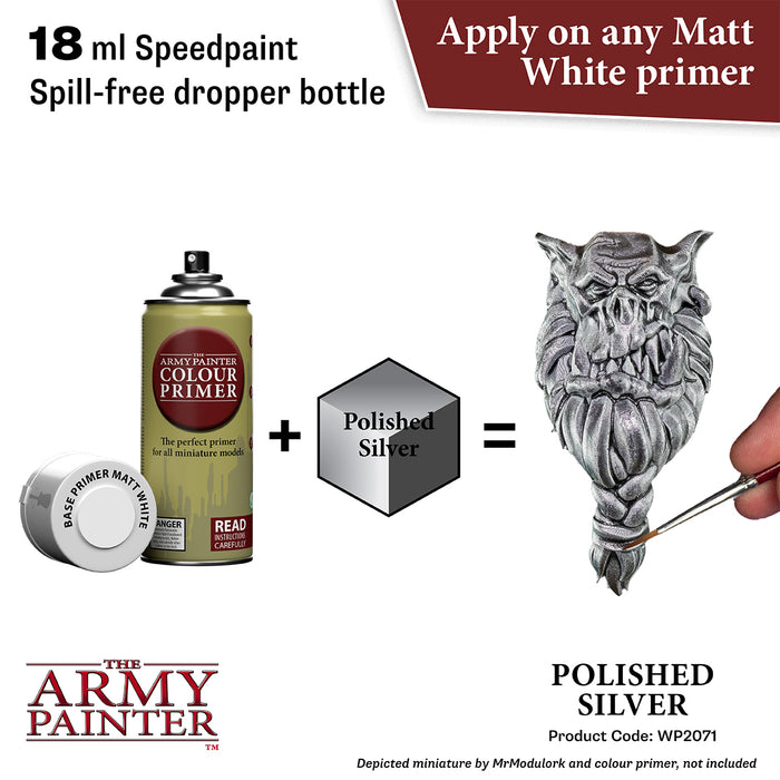 Speedpaint: Polished Silver 18ml-Paint and Ink-LITKO Game Accessories