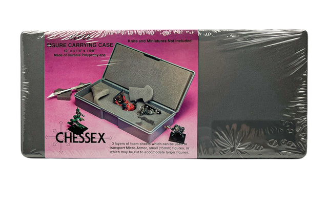 Chessex Figure Carrying Case (S) w/3 Uncut Foam Layers-Figure Storage-LITKO Game Accessories