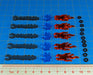 LITKO Standard Peg Flight Indicator Set, Multi-Colored (15)-Flight Stands-LITKO Game Accessories