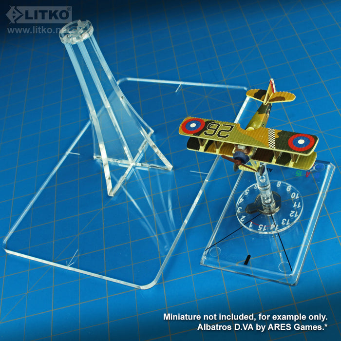 LITKO Observation Balloon Flight Stand Compatible with WoG, Clear-Flight Stands-LITKO Game Accessories