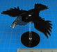 LITKO Flying Raven Character Mount Kit with 2 inch Circle Base, Black - LITKO Game Accessories