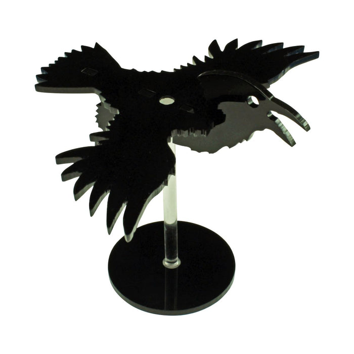 LITKO Flying Raven Character Mount Kit with 2 inch Circle Base, Black-Character Mount-LITKO Game Accessories