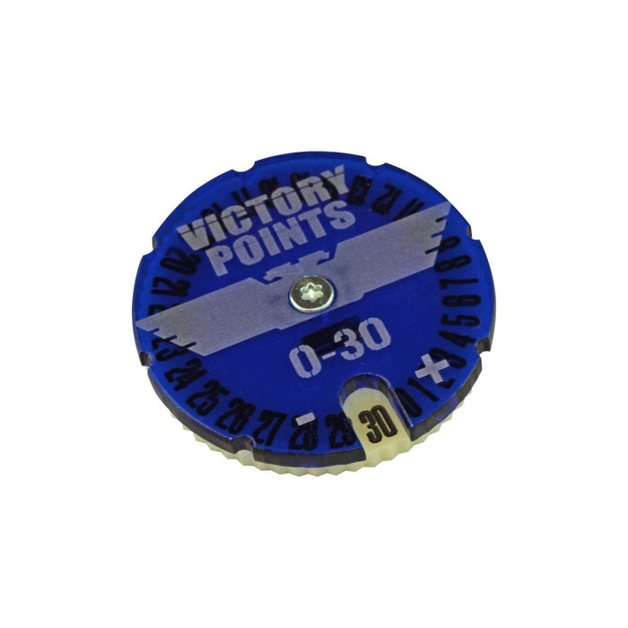 LITKO Victory Points Dial #0-30 compatible with WHv9, Translucent Blue & Ivory - LITKO Game Accessories