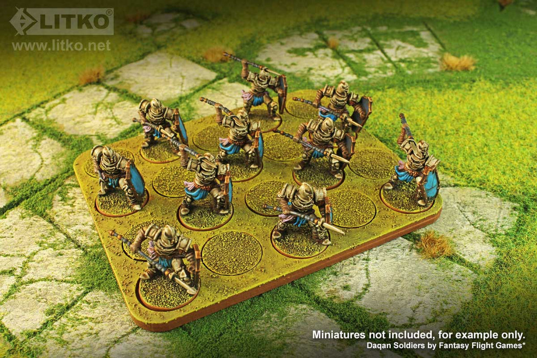 LITKO 5x4 Formation Skirmish Tray for 25mm Circle Bases-Movement Trays-LITKO Game Accessories