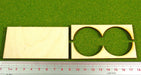 2x1 Formation Rank Tray for 40mm Circle Bases-Movement Trays-LITKO Game Accessories