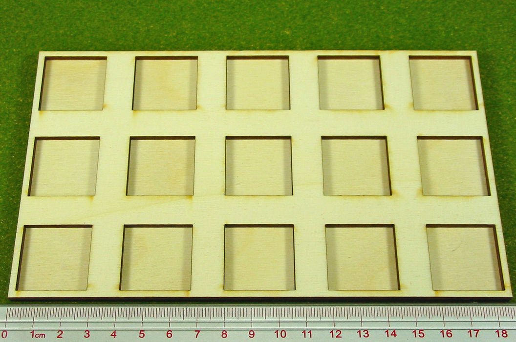 5x3 Dispersed Formation Tray for 25mm Square Bases-Movement Trays-LITKO Game Accessories