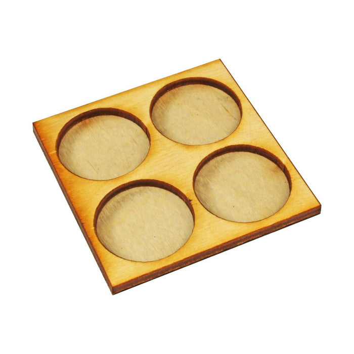 LITKO 2x2 Formation Tray for 25mm Circle Bases Compatible with Dux Bellorum-Movement Trays-LITKO Game Accessories