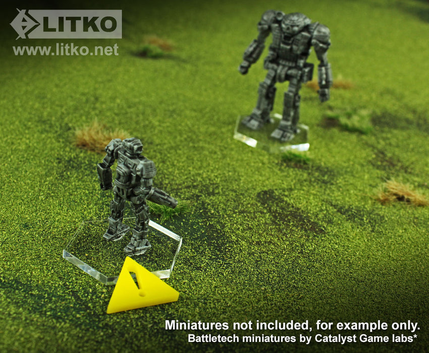 LITKO Alert! Tokens, Yellow (10)-Tokens-LITKO Game Accessories