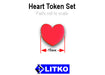 Heart Tokens, Red (15)-Tokens-LITKO Game Accessories