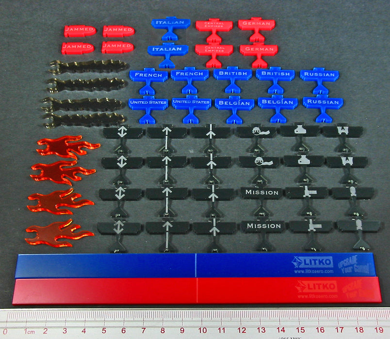 LITKO WWI Flight Token Set, Multi-Color (54)-Tokens-LITKO Game Accessories
