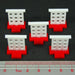LITKO Hospital Markers, Red & White (5)-Tokens-LITKO Game Accessories