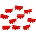 LITKO Wounded Tokens Compatible with Song of Blades and Heroes, Red (10)-Tokens-LITKO Game Accessories