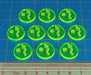 LITKO Space Fighter 2nd Edition Evade Tokens, Fluorescent Green (10)-Tokens-LITKO Game Accessories