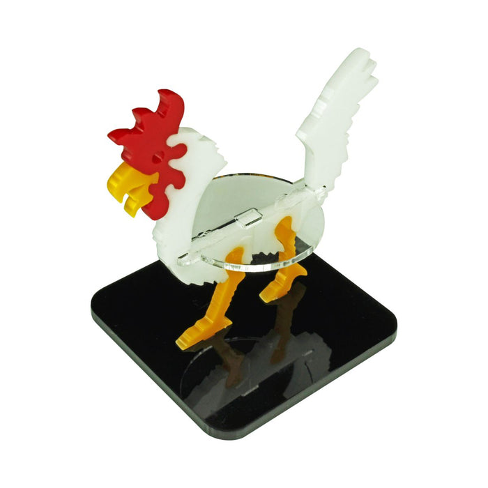 LITKO Giant Chicken Character Mount with 2-Inch Square Base, White-Character Mount-LITKO Game Accessories