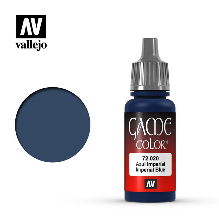 Vallejo Game Color Imperial Blue (72.020) (17ml)-Paint and Ink-LITKO Game Accessories
