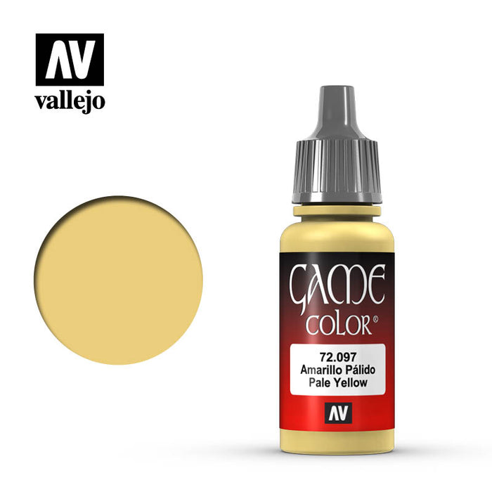 Vallejo Game Color Pale Yellow (72.097) (17ml)-Paint and Ink-LITKO Game Accessories