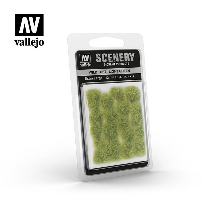 Vallejo Wild Tuft, Light Green, Extra large (12mm / 0.47 in)-Flock and Basing Materials-LITKO Game Accessories