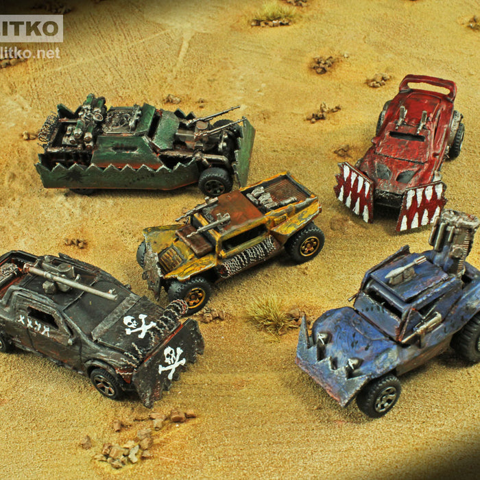Turning Toy Cars into Combat Vehicles for Gaslands