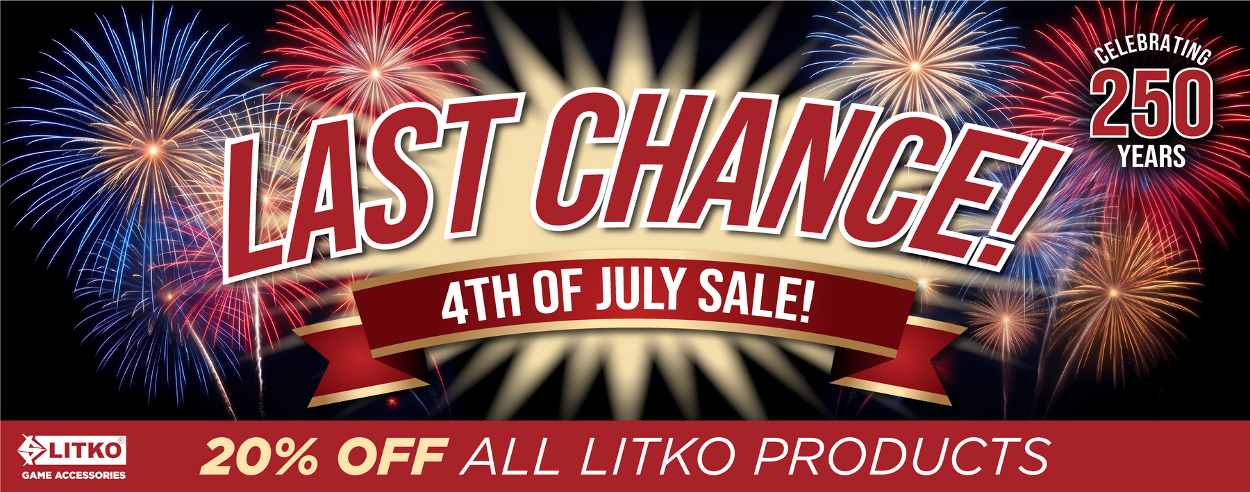 Last Chance — 20% Off LITKO Gear Ends July 7