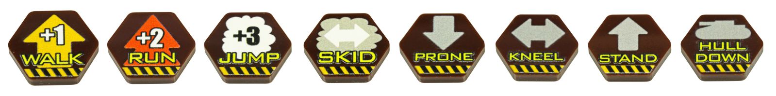 More Premium Printed Tokens Now Available for Mecha Games