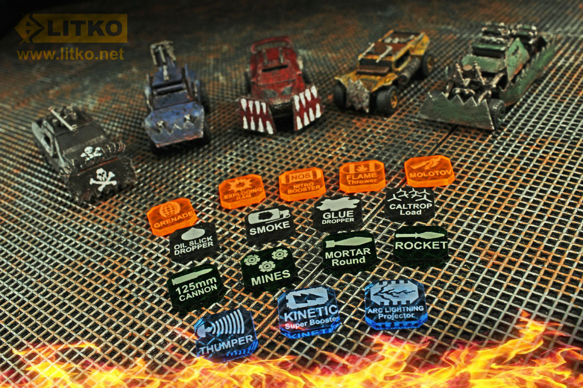 Expand your Ammo with LITKO Gaslands Ammo Tokens