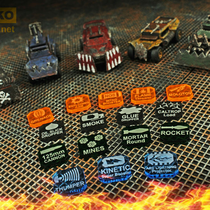 Expand your Ammo with LITKO Gaslands Ammo Tokens
