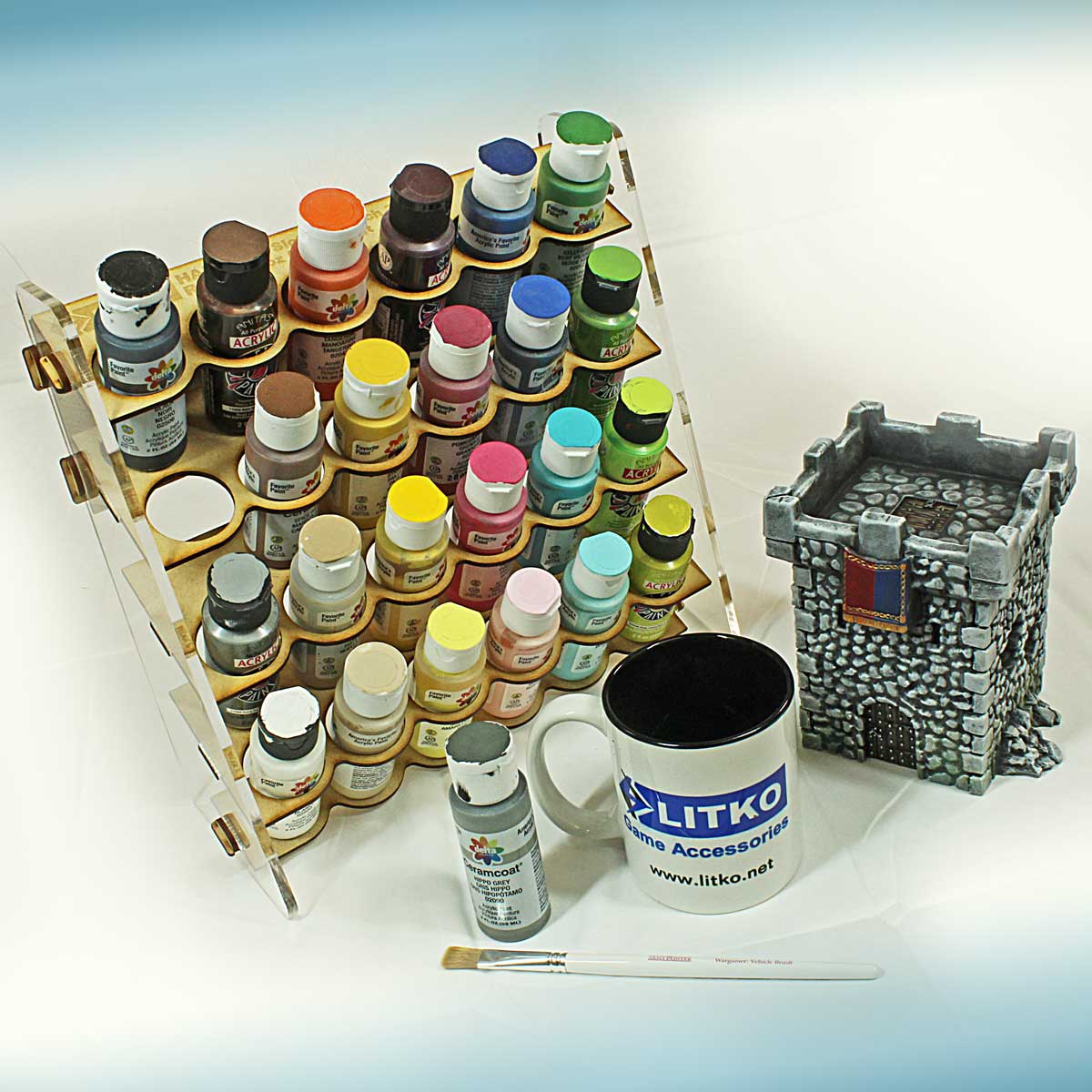 Craft Paint Organization Solution