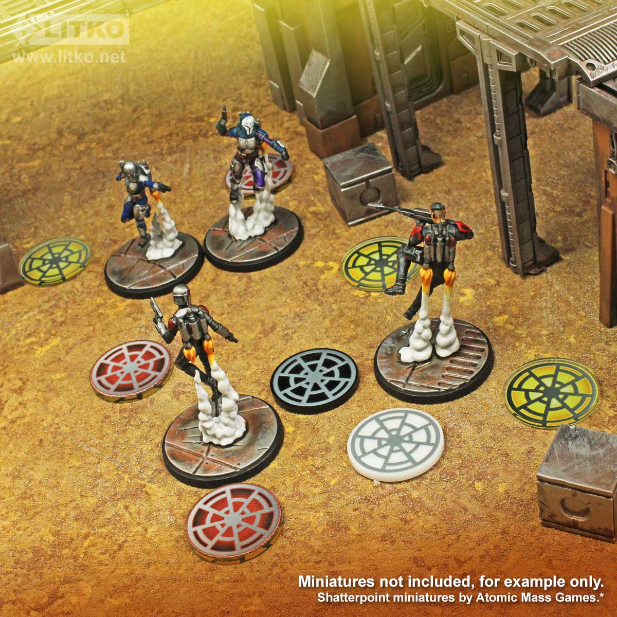 Objective Tokens Compatible with Shatterpoint — LITKO Game Accessories
