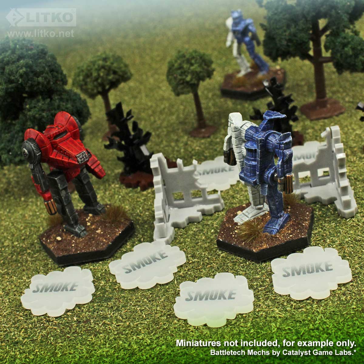 Litko Premium Print Smoke Tokens — LITKO Game Accessories