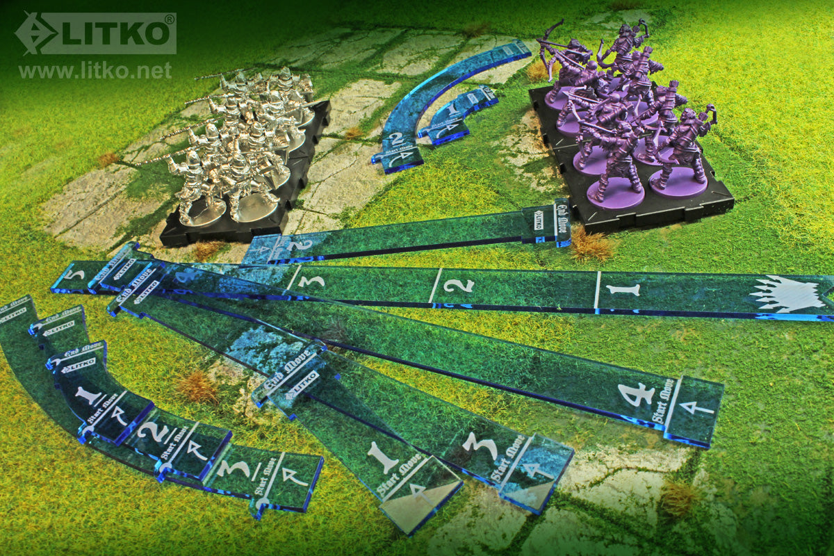 LITKO Maneuver & Shooting Gauge Set Compatible with Runewars