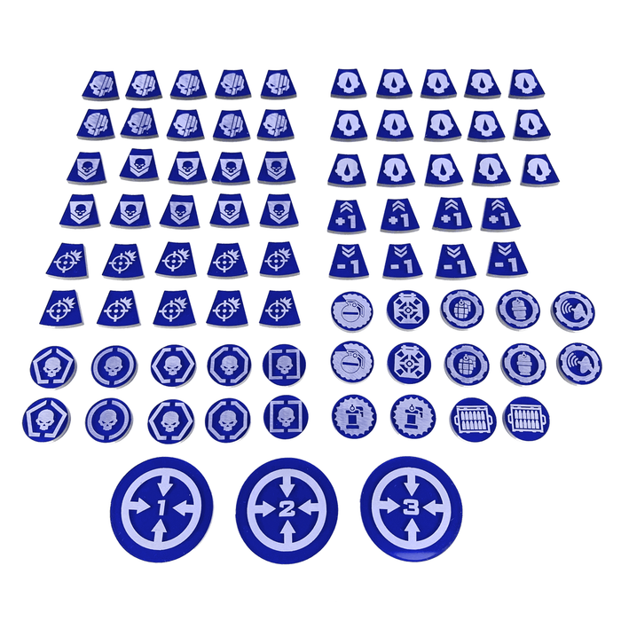 LITKO Single Player Token Set Compatible With Warhammer: Kill Team 3rd Edition (80) (NEW! Multiple Colors on One Listing)