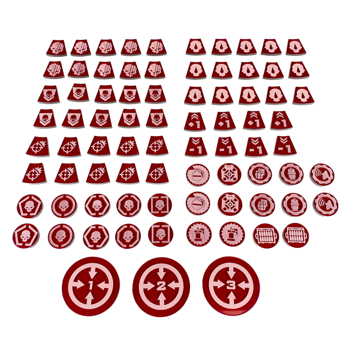 LITKO Single Player Token Set Compatible With Warhammer: Kill Team 3rd Edition (80) (NEW! Multiple Colors on One Listing)