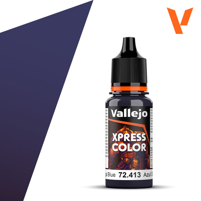 Vallejo Xpress Color | Omega Blue Xpress Color | 18ml | 72.413-Paint and Ink-LITKO Game Accessories