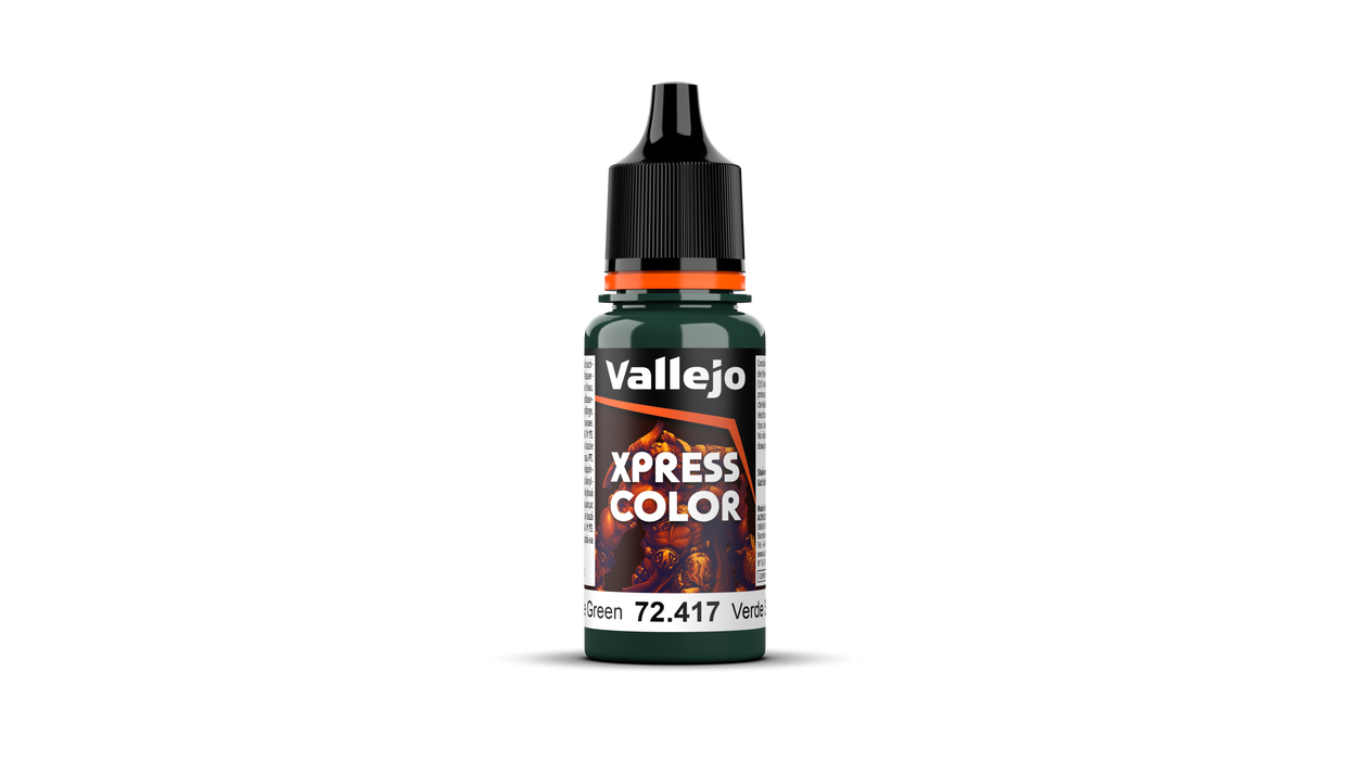 Vallejo Xpress Color | Snake Green Xpress Color | 18ml | 72.417-Paint and Ink-LITKO Game Accessories