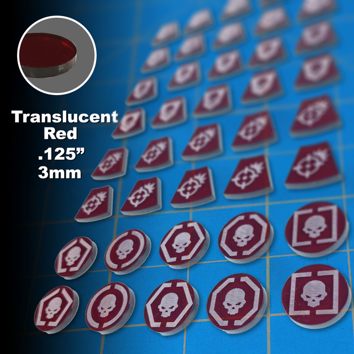 LITKO Single Player Token Set Compatible With Warhammer: Kill Team 3rd Edition (80) (NEW! Multiple Colors on One Listing)