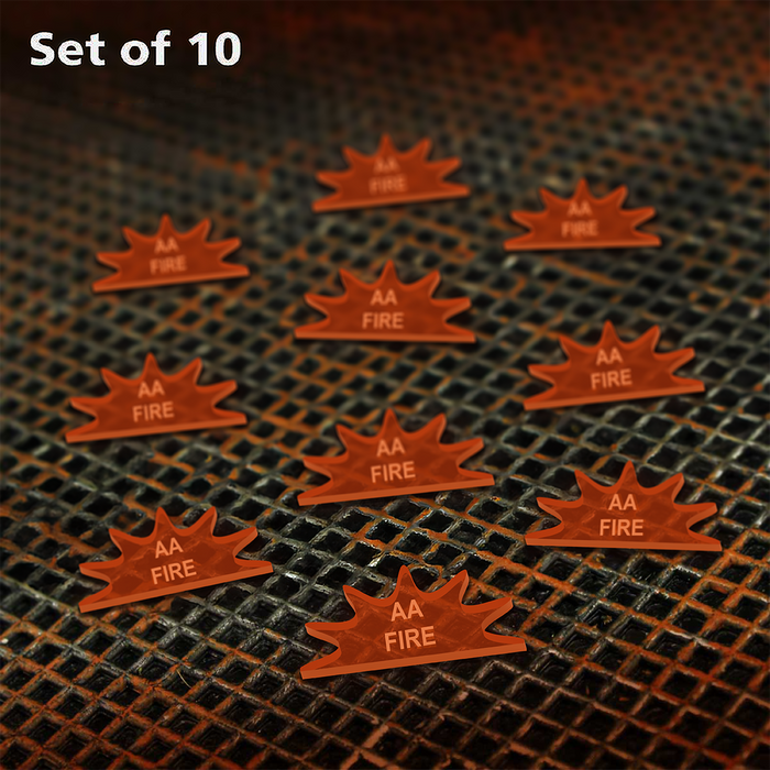 LITKO Anti-Aircraft Fire Tokens (10)-Tokens-LITKO Game Accessories