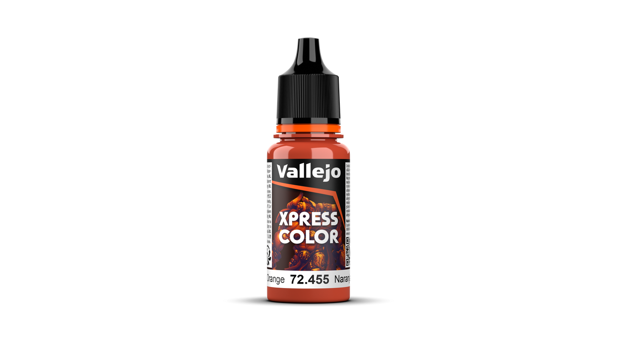 Vallejo Xpress Color | Chameleon Orange | 18ml | 72.455-Flock and Basing Materials-LITKO Game Accessories