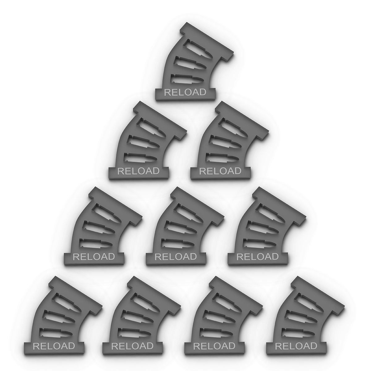 Gun Reload Tokens | Out of Ammo | Weapon Status — LITKO Game Accessories