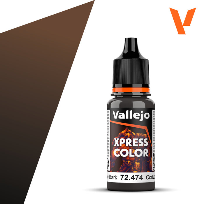 Vallejo Xpress Color | Willow Bark | 18ml | 72.474-Flock and Basing Materials-LITKO Game Accessories